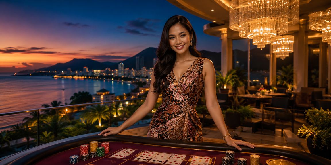 Permainan kad poker dan baccarat bertemakan batik di Penang Malaysia